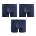 Lot de 3 Boxers Premium Homme Coton Bleu Unis - Levis