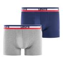 Lot de 2 boxers homme Coton Gris/Bleu- Levis