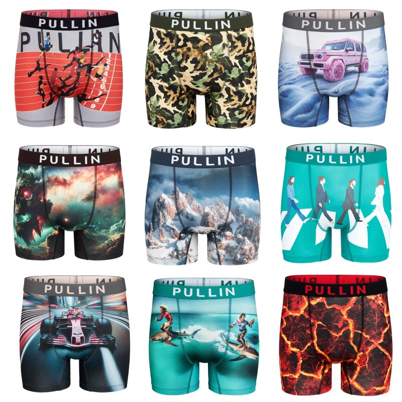 Lot de 3 Boxers homme Polyester Aleatoire - Pull In