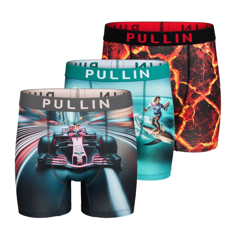 Lot de 3 Boxers homme Polyester Aleatoire - Pull In