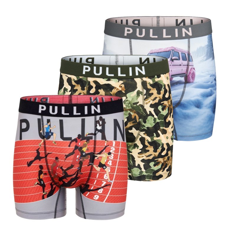 Lot de 3 Boxers homme Polyester Aleatoire - Pull In