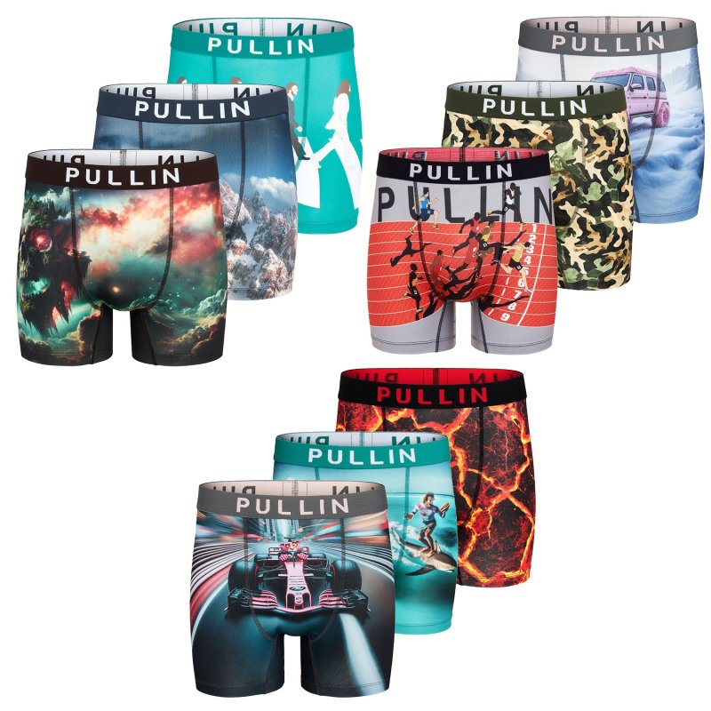 Lot de 3 Boxers homme Polyester Aleatoire - Pull In