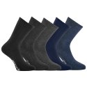 Lot de 5 Paires de Chaussettes homme Noir/Bleu Marine/Gris - Pierrecardin