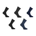 Lot de 5 Paires de Chaussettes homme Noir/Bleu Marine/Gris - Pierrecardin