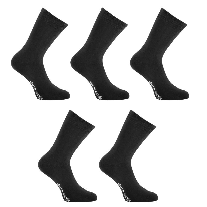 Lot de 5 Paires de Chaussettes homme Noir - Pierrecardin