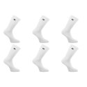 Lot de 6 Paires de Chaussettes Blanc
