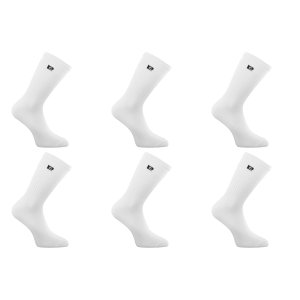 Lot de 6 Paires de Chaussettes Blanc
