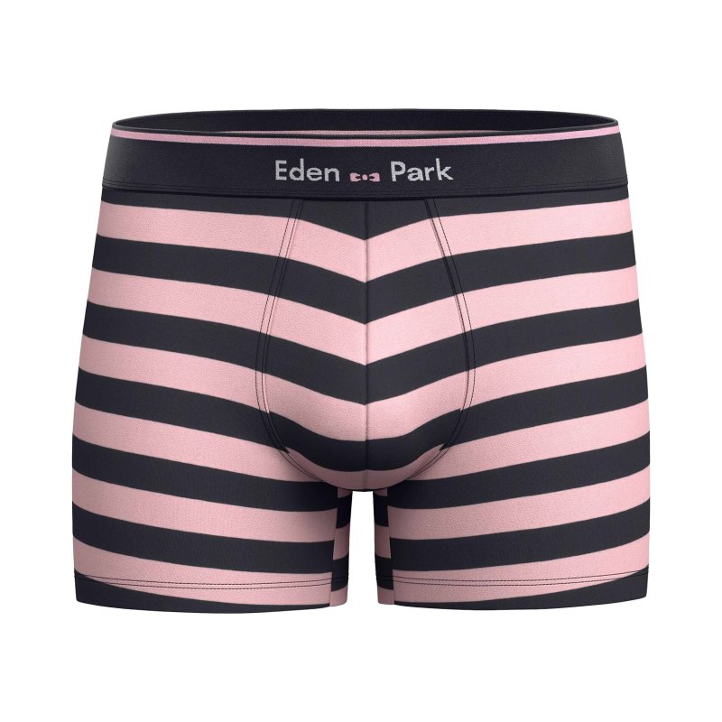 Lot de 2 Boxers homme Coton Bleu/Rose - Eden Park