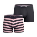 Lot de 2 Boxers homme Coton Bleu/Rose - Eden Park