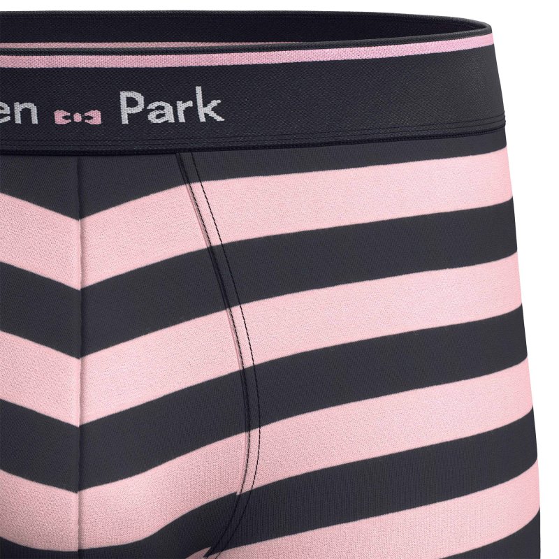 Lot de 2 Boxers homme Coton Bleu/Rose - Eden Park