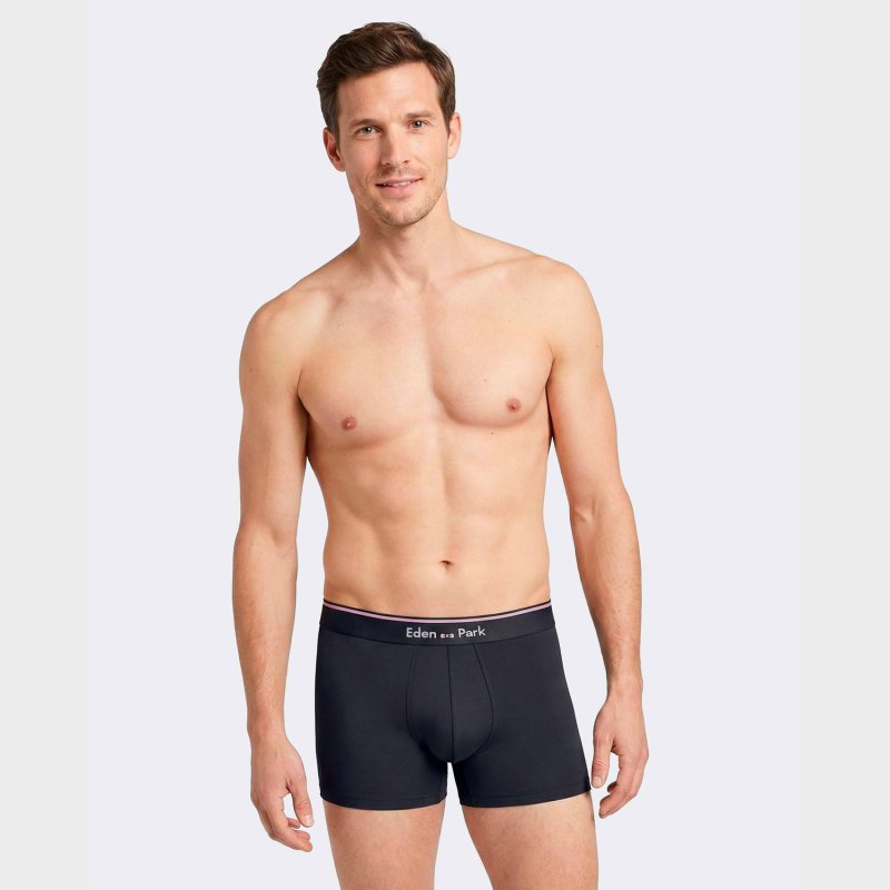 Lot de 2 Boxers homme Coton Bleu/Rose - Eden Park