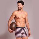 Lot de 2 Boxers homme Coton Bleu/Rose - Eden Park
