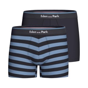 Lot de 2 Boxers homme Coton Bleu - Eden Park