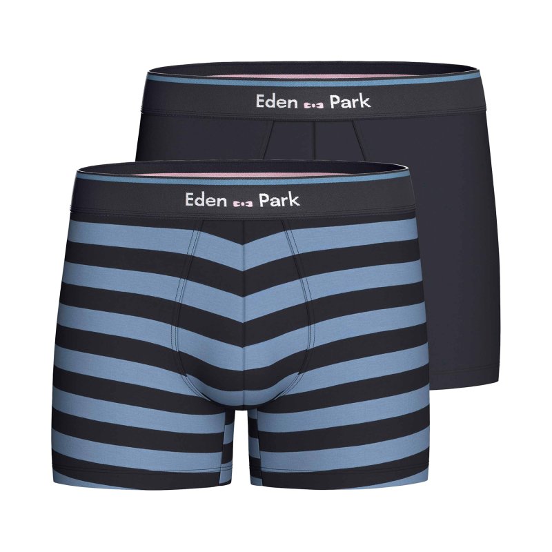 Lot de 2 Boxers homme Coton Bleu - Eden Park