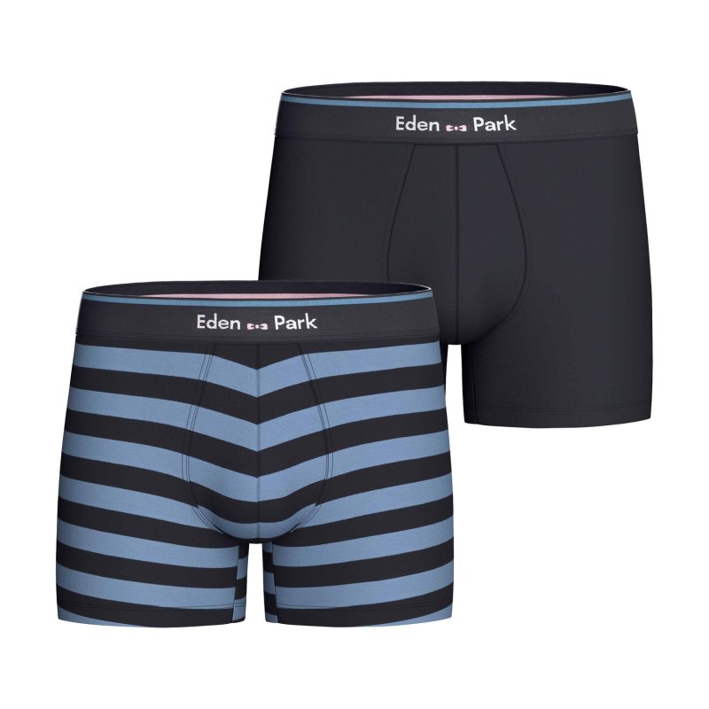 Lot de 2 Boxers homme Coton Bleu - Eden Park
