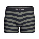 Lot de 2 Boxers homme Coton Noir/Kaki - Eden Park