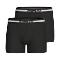 Lot de 2 Boxers homme Coton Noir/Blanc/Rose - Eden Park