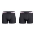Lot de 2 Boxers homme Coton Bleu/Rose/blanc - Eden Park