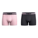 Lot de 2 Boxers homme Coton Noir/Rose - Eden Park