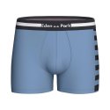 Lot de 2 Boxers homme Coton Bleu/Noir/Blanc/Rose - Eden Park
