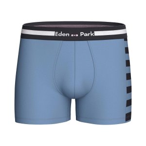 Lot de 2 Boxers homme Coton Bleu/Noir/Blanc/Rose - Eden Park