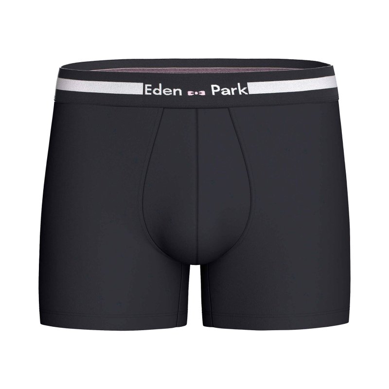 Lot de 2 Boxers homme Coton Bleu/Noir/Blanc/Rose - Eden Park