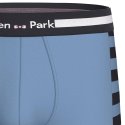 Lot de 2 Boxers homme Coton Bleu/Noir/Blanc/Rose - Eden Park