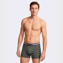 Lot de 2 Boxers homme Coton Kaki/Noir - Eden Park