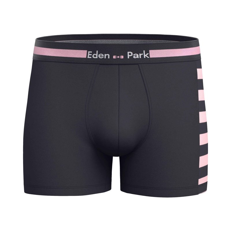 Lot de 2 Boxers homme Coton Bleu/Rose/Rose - Eden Park