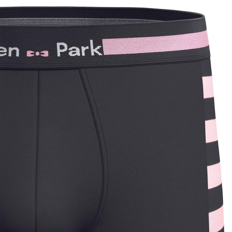 Lot de 2 Boxers homme Coton Bleu/Rose/Rose - Eden Park