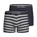 Lot de 2 Boxers homme Coton Bleu/Blanc - Eden Park