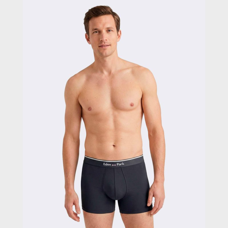 Lot de 2 Boxers homme Coton Bleu/Blanc - Eden Park