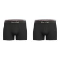 Lot de 2 Boxers homme Coton Noir/Rose/Bleu - Eden Park
