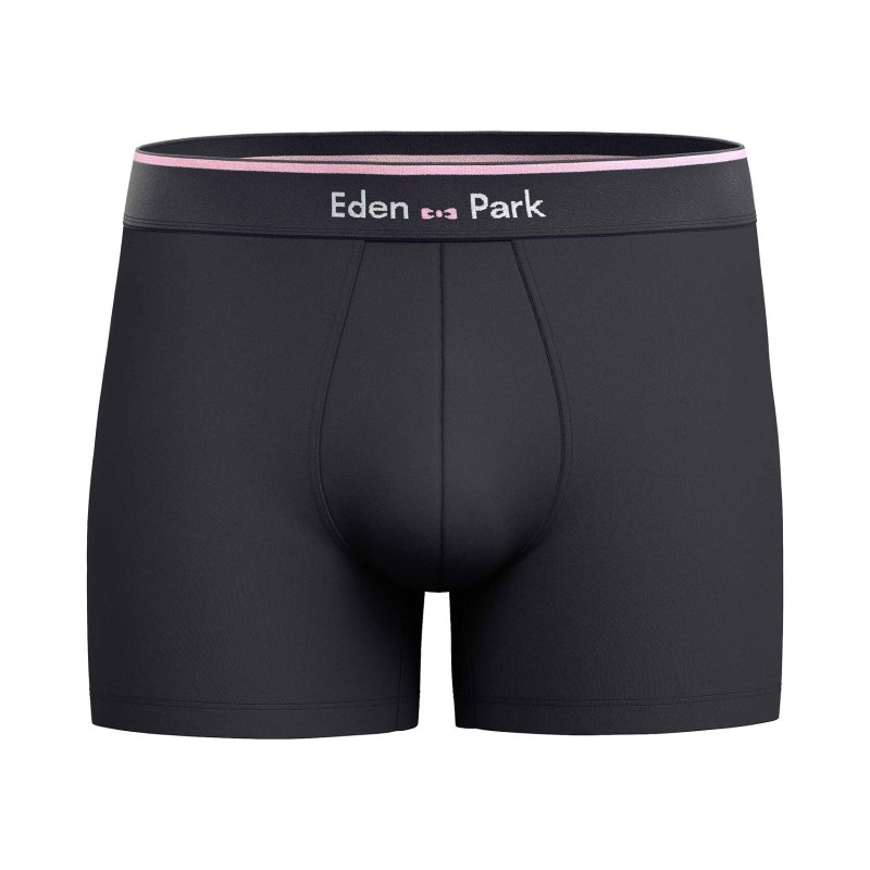 Lot de 2 Boxers homme Coton Gris/Bleu/Rose - Eden Park