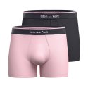 Lot de 2 Boxers homme Coton Bleu/Rose - Eden Park